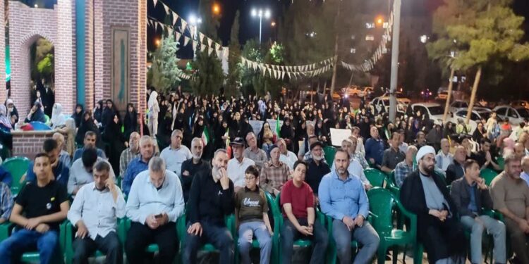 حماسه آفرینی خاورشهری‌ها در نود و یکمین شب مقاومت و خونخواهی امام شهید